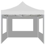 Casa si Gradina - Gradina si terasa - Umbrele si pavilioane - Pavilioane - Cort de petrecere pliabil cu pereti, alb, 2x2 m, aluminiu - Infinity.ro