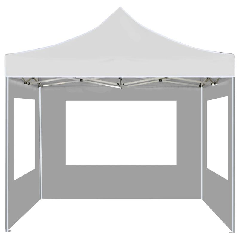 Casa si Gradina - Gradina si terasa - Umbrele si pavilioane - Pavilioane - Cort de petrecere pliabil cu pereti, alb, 2x2 m, aluminiu - Infinity.ro