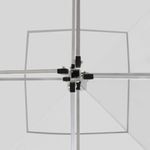 Casa si Gradina - Gradina si terasa - Umbrele si pavilioane - Pavilioane - Cort de petrecere pliabil cu pereti, alb, 2x2 m, aluminiu - Infinity.ro
