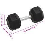 Sport si Outdoor/Fitness/Greutati si echipament/Greutati - Gantera, 17,5 kg, fonta - Infinity.ro
