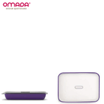 Casa si Gradina - Bucatarie si vesela - Ustensile bucatarie - Tavi servire - Tava cu capac SanaLiving 25X35,5X7 cm 3,2 L - Violet - Infinity.ro