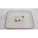 Casa si Gradina - Bucatarie si vesela - Ustensile bucatarie - Tavi servire - Tava cu capac SanaLiving 25X35,5X7 cm 3,2 L - Fucsia - Infinity.ro