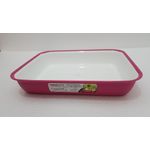 Casa si Gradina - Bucatarie si vesela - Ustensile bucatarie - Tavi servire - Platou 20,5X25X4,5 cm 1,5 L Sanaliving Fucsia - Infinity.ro