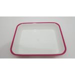 Casa si Gradina - Bucatarie si vesela - Ustensile bucatarie - Tavi servire - Platou 20,5X25X4,5 cm 1,5 L Sanaliving Fucsia - Infinity.ro