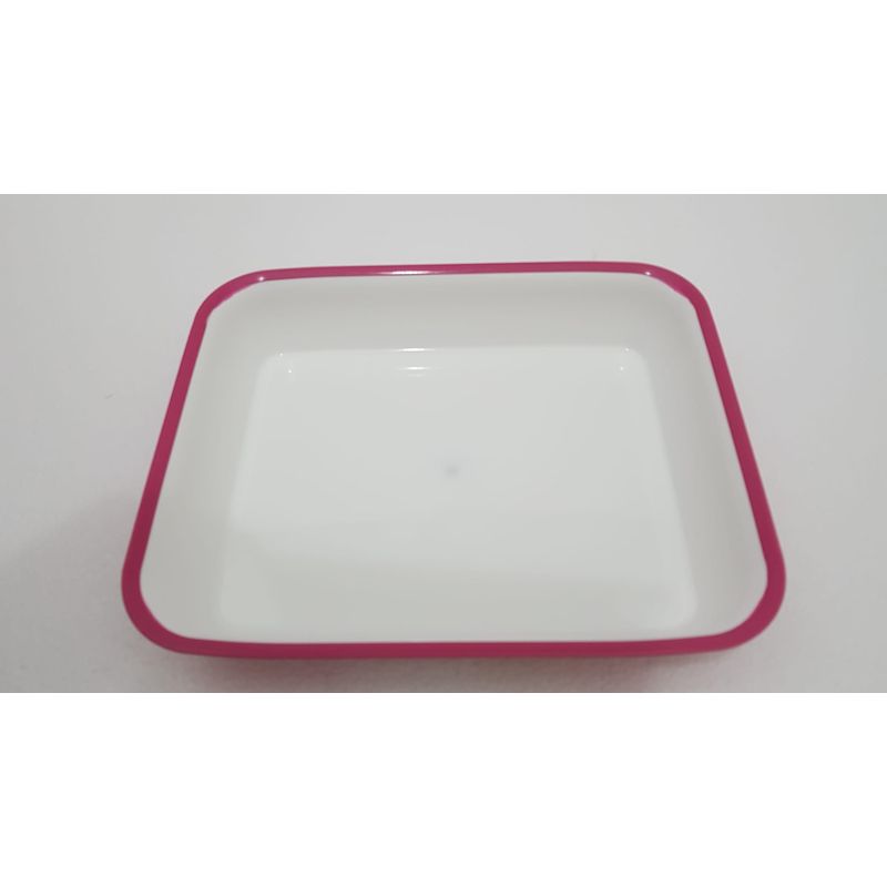 Casa si Gradina - Bucatarie si vesela - Ustensile bucatarie - Tavi servire - Platou 20,5X25X4,5 cm 1,5 L Sanaliving Fucsia - Infinity.ro