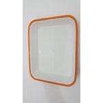 Casa si Gradina - Bucatarie si vesela - Ustensile bucatarie - Tavi servire - Platou 20,5X25X4,5 cm 1,5 L Sanaliving Portocaliu - Infinity.ro