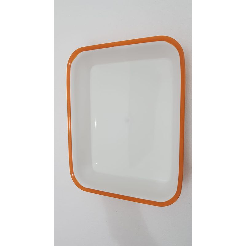 Casa si Gradina - Bucatarie si vesela - Ustensile bucatarie - Tavi servire - Platou 20,5X25X4,5 cm 1,5 L Sanaliving Portocaliu - Infinity.ro