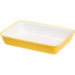 Casa si Gradina - Bucatarie si vesela - Ustensile bucatarie - Tavi servire - Tava Platou adanc 24,5X35X6 cm 3.2 L Sanaliving - Galben - Infinity.ro