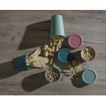 Casa si Gradina - Bucatarie si vesela - Cani si pahare - Pahare - Set 2 pahare ReAmo 8.6x8.6x9.7 cm 0.3 L - teal - Infinity.ro