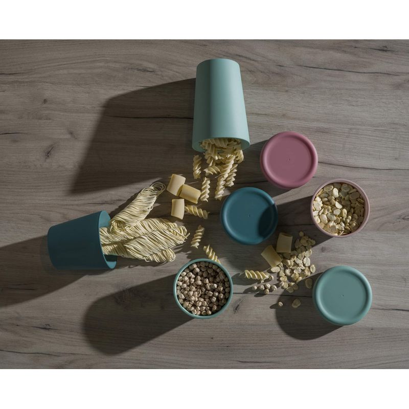 Casa si Gradina - Bucatarie si vesela - Cani si pahare - Pahare - Set 2 pahare ReAmo 8.6x8.6x9.7 cm 0.3 L - teal - Infinity.ro