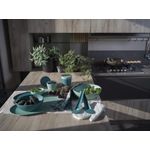 Casa si Gradina - Bucatarie si vesela - Cani si pahare - Pahare - Set 2 pahare ReAmo 8.6x8.6x9.7 cm 0.3 L - teal - Infinity.ro