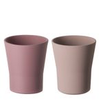 Casa si Gradina - Bucatarie si vesela - Cani si pahare - Pahare - Set 2 pahare ReAmo 8.6x8.6x9.7 cm 0.3 L - roz - Infinity.ro