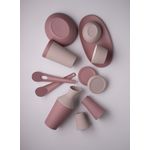 Casa si Gradina - Bucatarie si vesela - Cani si pahare - Pahare - Set 2 pahare ReAmo 8.6x8.6x9.7 cm 0.3 L - roz - Infinity.ro