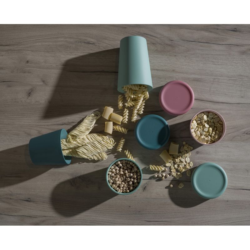 Casa si Gradina - Bucatarie si vesela - Cani si pahare - Pahare - Set 2 pahare ReAmo 8.6x8.6x9.7 cm 0.3 L - roz - Infinity.ro