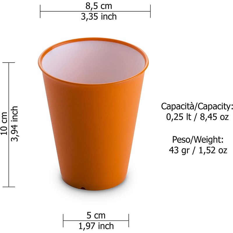 Casa si Gradina - Bucatarie si vesela - Cani si pahare - Pahare - Set de 4 pahare 30 cl, H10 cm fiecare SanaLiving multicolor - Infinity.ro