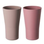 Casa si Gradina - Bucatarie si vesela - Cani si pahare - Pahare - Set 2 pahare ReAmo 8.6x8.6x14.4 cm 0.44 L - Roz - Infinity.ro