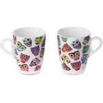 Casa si Gradina - Bucatarie si vesela - Cani si pahare - Cani si cesti - Set de 2 cani PlexArt 8.5x5x11 cm 35 cl Magic Owlet - Infinity.ro