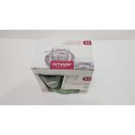 Casa si Gradina - Bucatarie si vesela - Cani si pahare - Cani si cesti - Set de 2 cani de ceai cu farfurioare Eat Pop 15 x 15 x H10cm 35cl fiecare - verde salvie - Infinity.ro