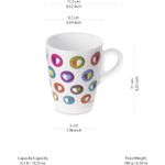 Casa si Gradina - Bucatarie si vesela - Cani si pahare - Cani si cesti - Set de 2 cani PlexArt 8.5x5x11 cm 35 cl Heart - Infinity.ro