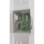 Casa si Gradina - Bucatarie si vesela - Cani si pahare - Cani si cesti - Set de 2 cani de ceai cu farfurioare Eat Pop 15 x 15 x H10cm 35cl fiecare - verde salvie - Infinity.ro