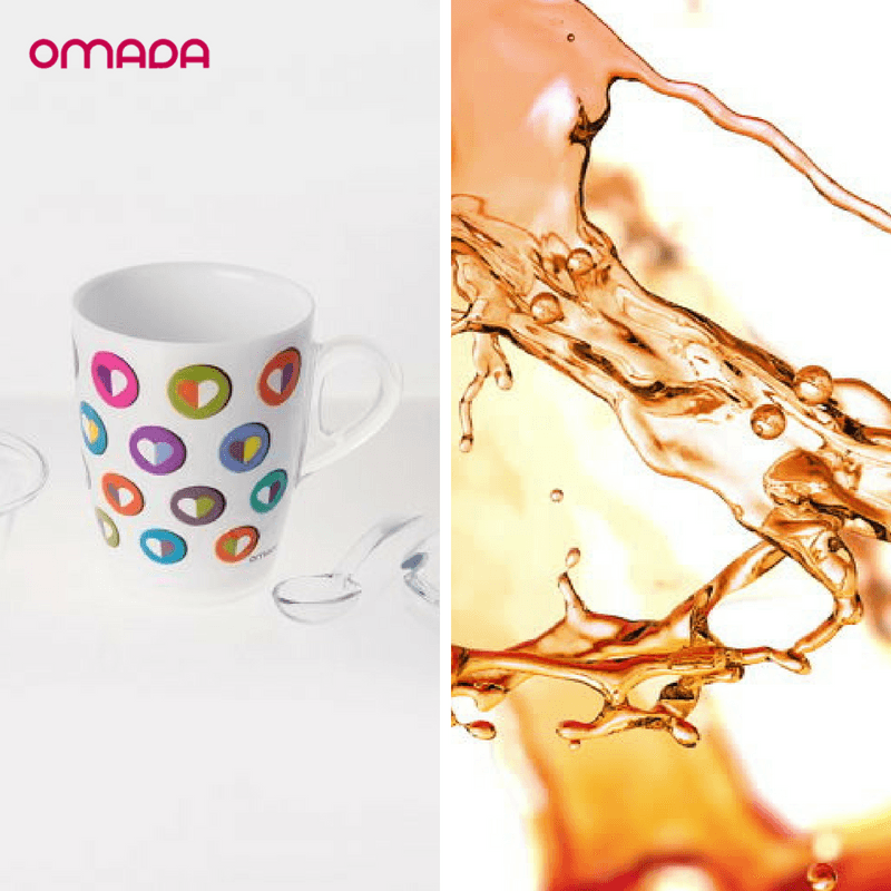 Casa si Gradina - Bucatarie si vesela - Cani si pahare - Cani si cesti - Set de 2 cani PlexArt 8.5x5x11 cm 35 cl Heart - Infinity.ro