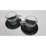 Casa si Gradina - Bucatarie si vesela - Cani si pahare - Cani si cesti - Set de 2 cani de ceai Eat Pop 15 x 15 x H10cm 35cl fiecare - negru - Infinity.ro