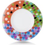 Casa si Gradina - Bucatarie si vesela - Cani si pahare - Cani si cesti - Set 2 cesti cu 2 farfurioare asortate PlexArt 9x6x8 cm - Magic Owlet - Infinity.ro