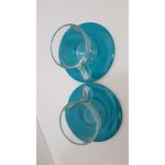 Casa si Gradina - Bucatarie si vesela - Cani si pahare - Cani si cesti - Set de 2 cani de ceai cu farfurioara Eat Pop 15 x 15 x H10cm 35cl fiecare - bleu - Infinity.ro