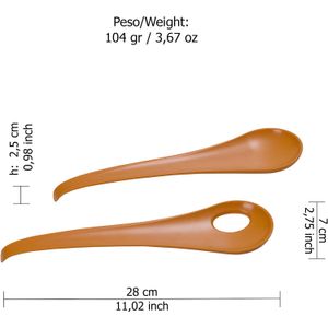 Set 2 tacamuri pentru servire 27x7x2,5 cm, SanaLiving