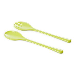 Set de doua tacamuri pentru servire Ecoliving 25,5 X 5,5 X h 1,5 cm - verde