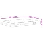 Casa si Gradina - Mobilier - Saltele si somiere - Saltele - Saltea cu arcuri buzunar, fermitate medie, 180x200 cm - Infinity.ro