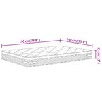 Casa si Gradina - Mobilier - Saltele si somiere - Saltele - Saltea cu arcuri buzunar, fermitate medie plus, 140x190 cm - Infinity.ro