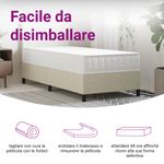Casa si Gradina - Mobilier - Saltele si somiere - Saltele - Saltea cu arcuri buzunar, fermitate medie, 70x200 cm - Infinity.ro