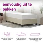 Casa si Gradina - Mobilier - Saltele si somiere - Saltele - Saltea cu arcuri buzunare Single Size fermitate medie 90x190 cm - Infinity.ro