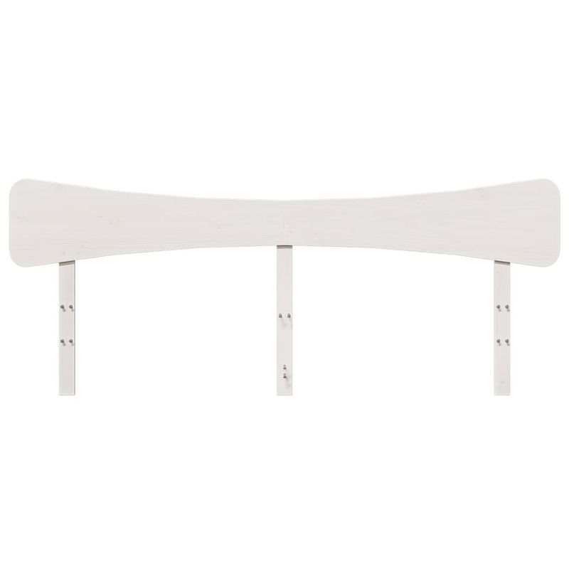 Casa si Gradina - Mobilier - Paturi si accesorii - Accesorii paturi - Tablie de pat, alb, 200 cm, lemn masiv de pin - Infinity.ro