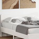 Casa si Gradina - Mobilier - Paturi si accesorii - Accesorii paturi - Tablie de pat, alb, 150 cm, lemn masiv de pin - Infinity.ro