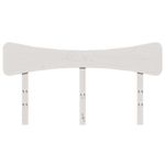 Casa si Gradina - Mobilier - Paturi si accesorii - Accesorii paturi - Tablie de pat, alb, 150 cm, lemn masiv de pin - Infinity.ro