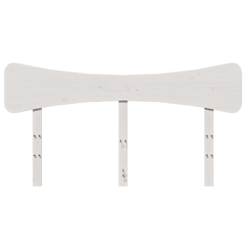 Casa si Gradina - Mobilier - Paturi si accesorii - Accesorii paturi - Tablie de pat, alb, 150 cm, lemn masiv de pin - Infinity.ro