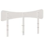 Casa si Gradina - Mobilier - Paturi si accesorii - Accesorii paturi - Tablie de pat, alb, 150 cm, lemn masiv de pin - Infinity.ro