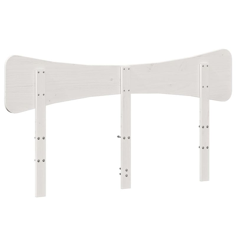Casa si Gradina - Mobilier - Paturi si accesorii - Accesorii paturi - Tablie de pat, alb, 150 cm, lemn masiv de pin - Infinity.ro