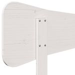 Casa si Gradina - Mobilier - Paturi si accesorii - Accesorii paturi - Tablie de pat, alb, 150 cm, lemn masiv de pin - Infinity.ro
