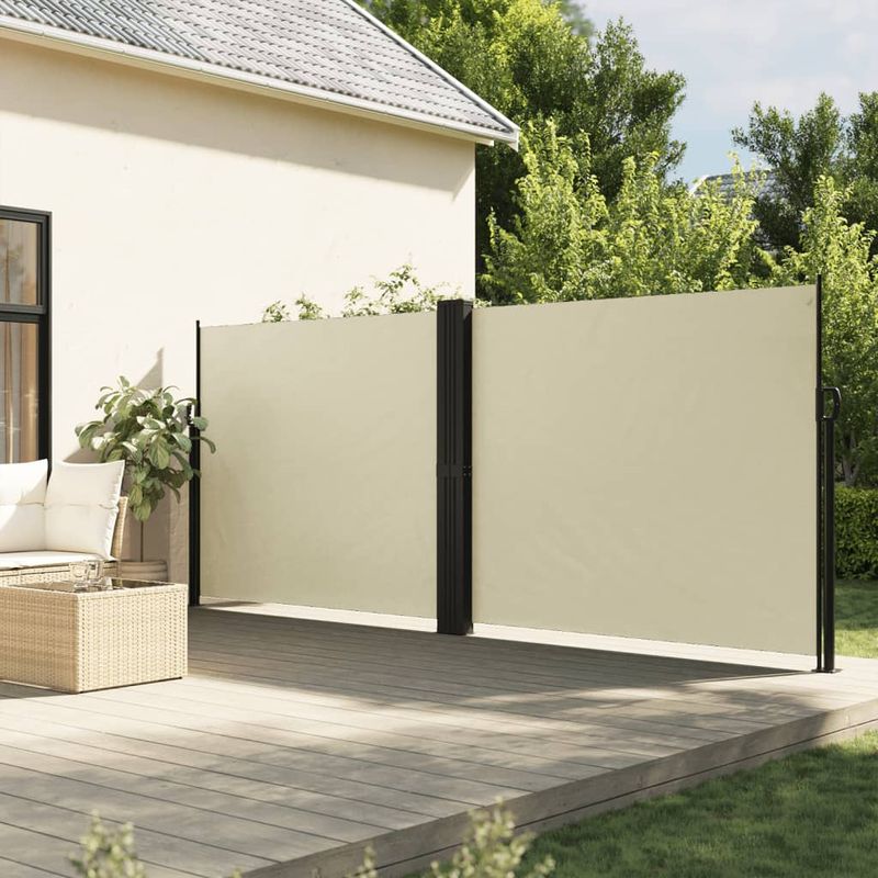 Casa si Gradina - Gradina si terasa - Umbrele si pavilioane - Umbrele - Copertina laterala retractabila, crem, 180x1000 cm - Infinity.ro