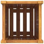 Casa si Gradina - Gradinarit si plante - Plante si ghivece - Ghivece si suporturi - Jardiniera de gradina cu captuseala, 31x31x75 cm, lemn acacia - Infinity.ro