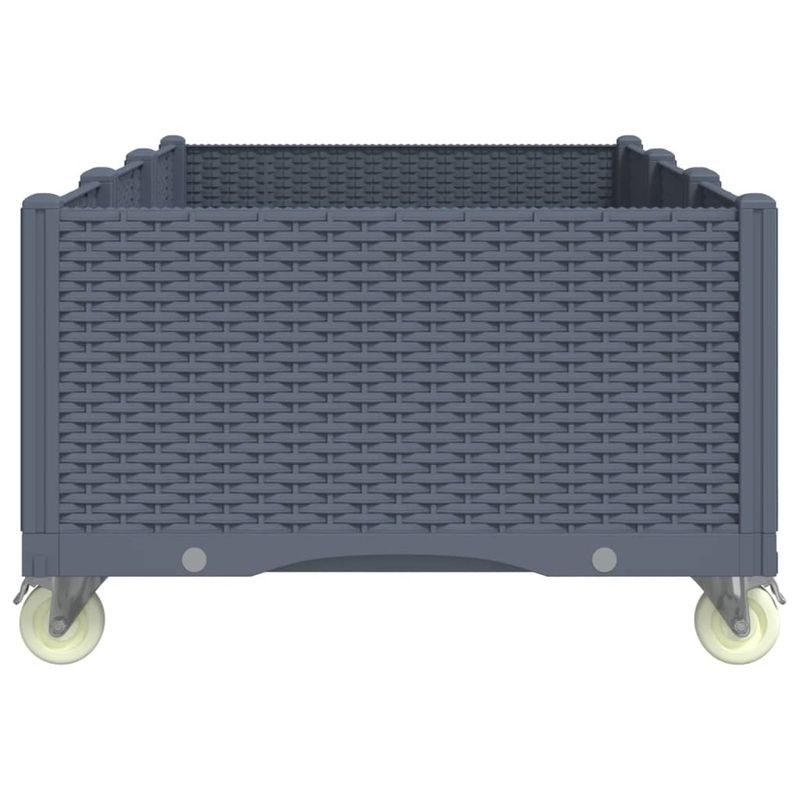 Casa si Gradina - Gradinarit si plante - Plante si ghivece - Ghivece si suporturi - Jardiniera de gradina cu picioare, gri, 150x80x54 cm, PP - Infinity.ro