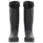 Sport si Outdoor - Echipament Sportiv - Incaltaminte sport - Ghete si bocanci - Cizme de ploaie cu sosete detasabile, negru, marime 39, PVC - Infinity.ro