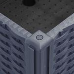 Casa si Gradina - Gradinarit si plante - Plante si ghivece - Ghivece si suporturi - Jardiniera de gradina cu picioare, gri, 150x80x54 cm, PP - Infinity.ro