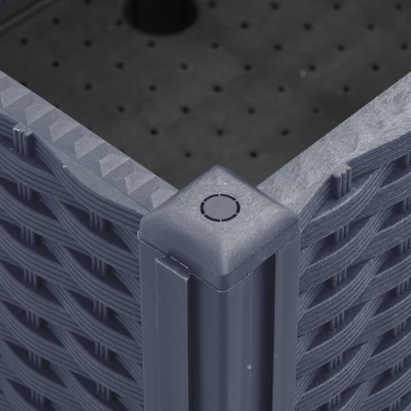 Casa si Gradina - Gradinarit si plante - Plante si ghivece - Ghivece si suporturi - Jardiniera de gradina cu picioare, gri, 150x80x54 cm, PP - Infinity.ro