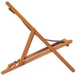 Casa si Gradina - Gradina si terasa - Mobilier exterior - Scaune si sezlonguri gradina - Scaune de plaja pliante, 2 buc., gri, material textil - Infinity.ro