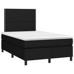 Casa si Gradina - Mobilier - Paturi si accesorii - Paturi - Pat box spring cu saltea, negru, 120x190 cm, catifea - Infinity.ro