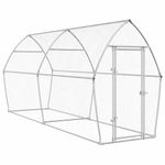 Petshop - Accesorii petshop - Culcusuri si custi - Custi interior si exterior - Cotet pentru pasari, gri, 400x105x182 cm, otel galvanizat - Infinity.ro